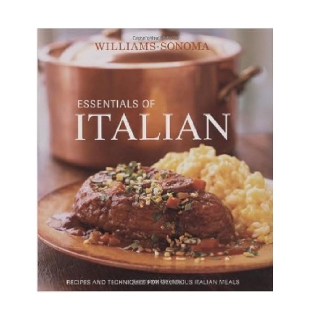 Large Size Williams-Sonoma Essentials of Italian Cookbook